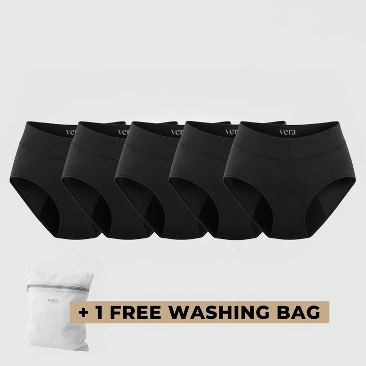 Vera's Signature Leakproof Underwear (5-Pack)