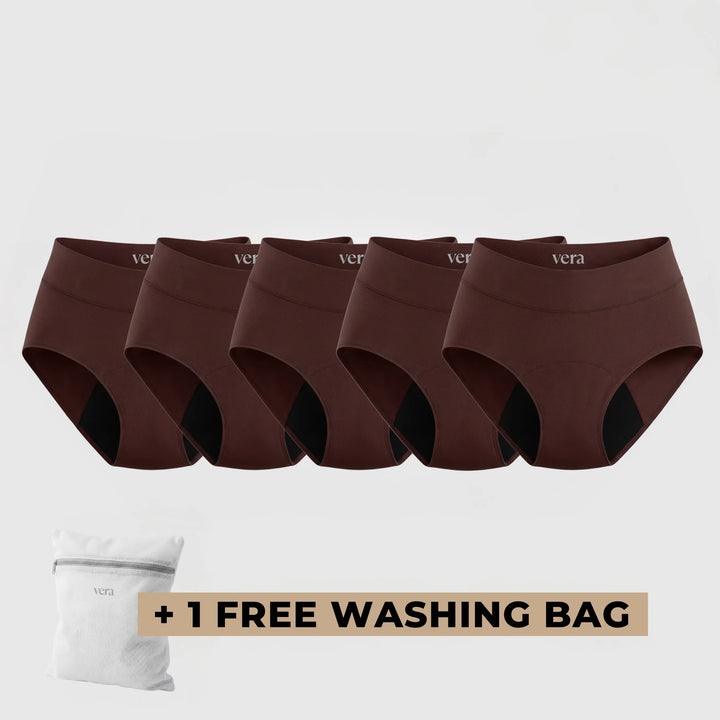 Vera's Signature Leakproof Underwear (5-Pack)