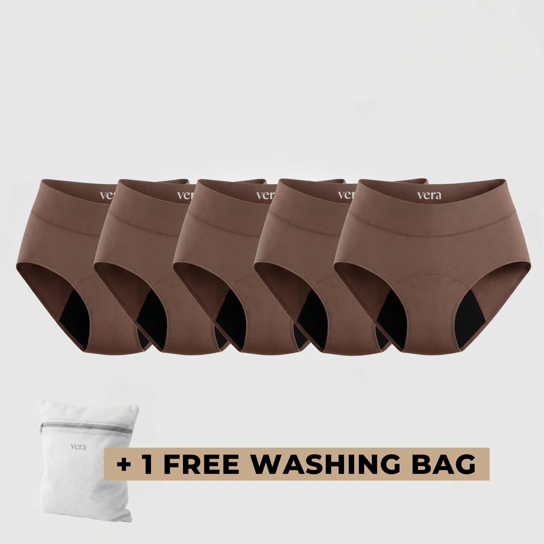 Vera's Signature Leakproof Underwear (5-Pack)