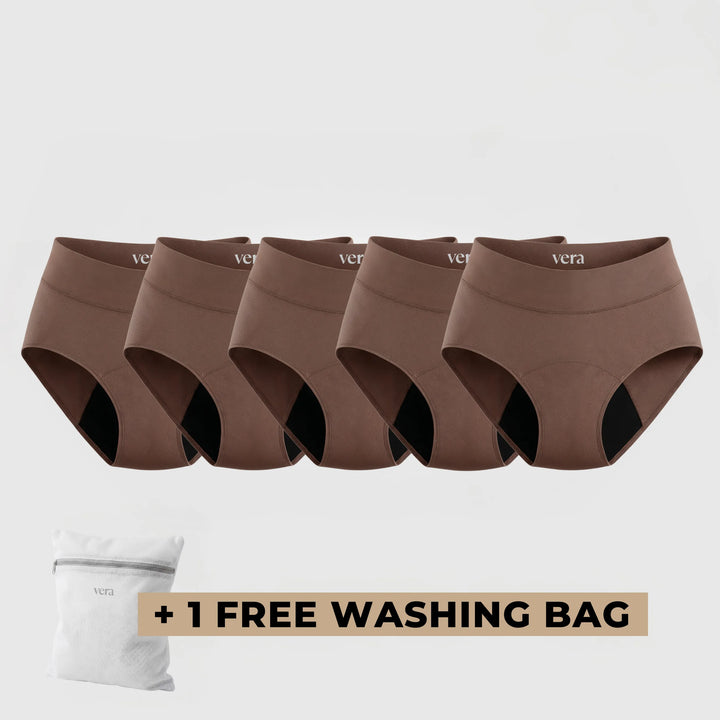 Vera's Signature Leakproof Underwear (5-Pack)