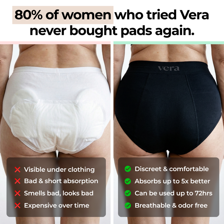 Vera's Signature Leakproof Underwear (6-Pack)