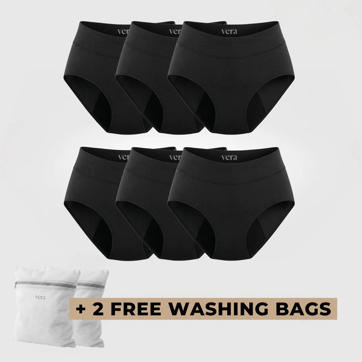 Vera's Signature Leakproof Underwear (6-Pack)
