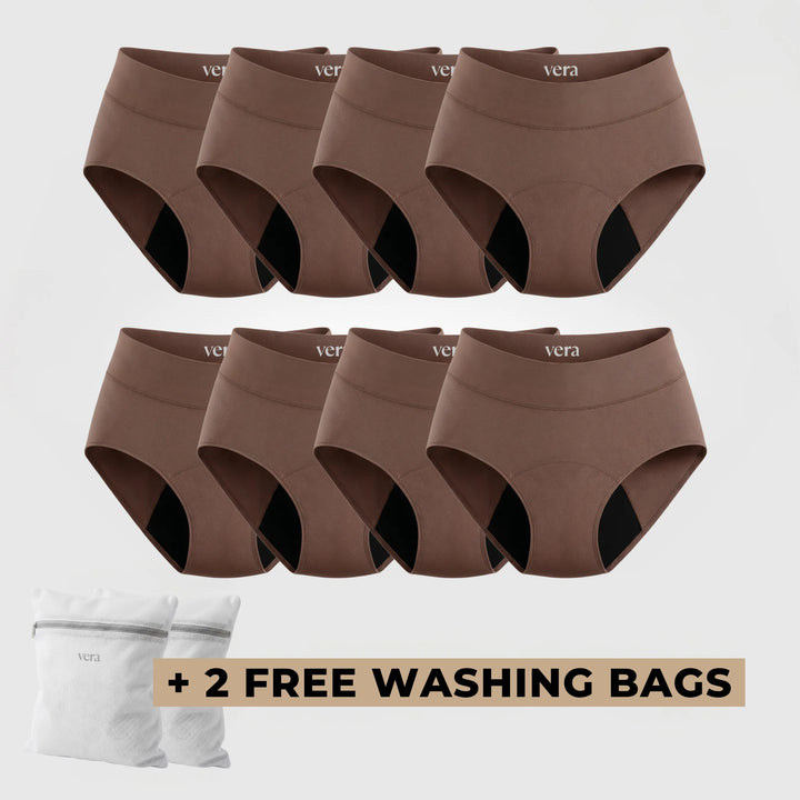 Vera's Signature Leakproof Underwear (8-Pack)