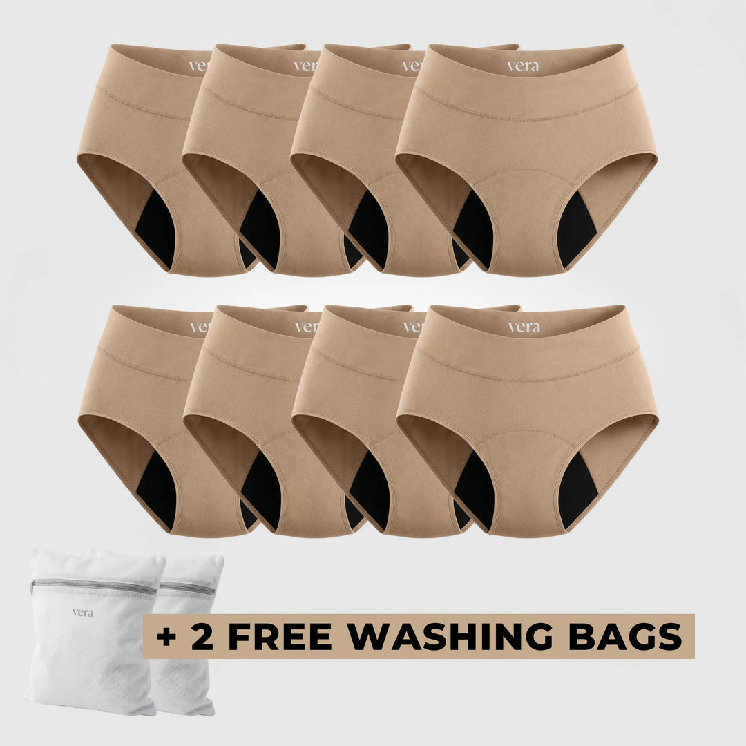 Vera's Signature Leakproof Underwear (8-Pack)