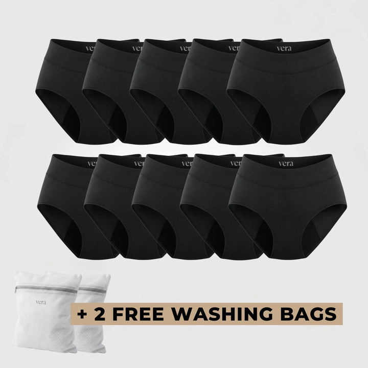 Vera's Signature Leakproof Underwear (10-Pack)
