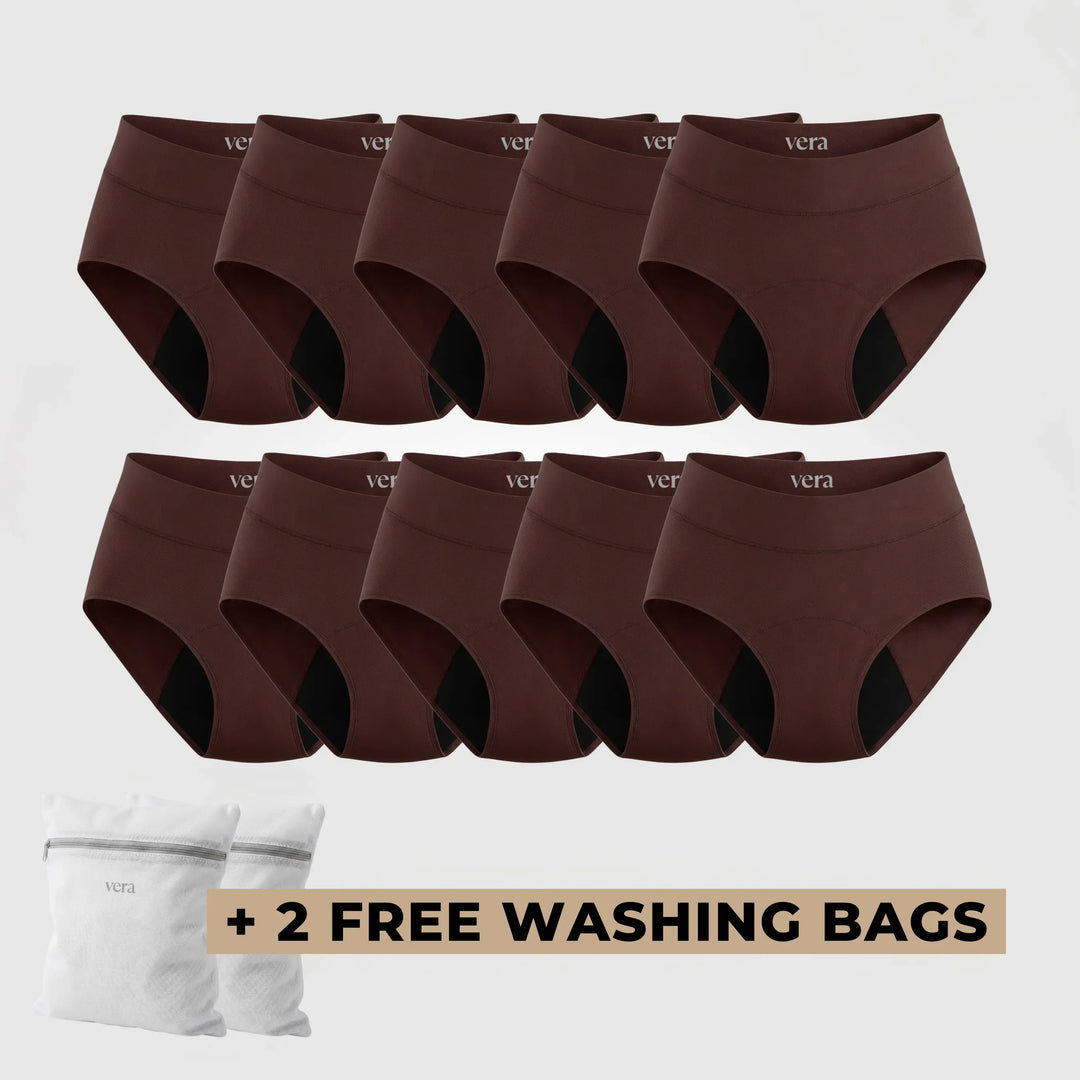 Vera's Signature Leakproof Underwear (10-Pack)