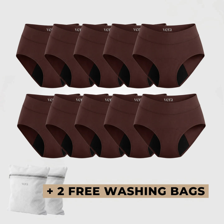 Vera's Signature Leakproof Underwear (10-Pack)
