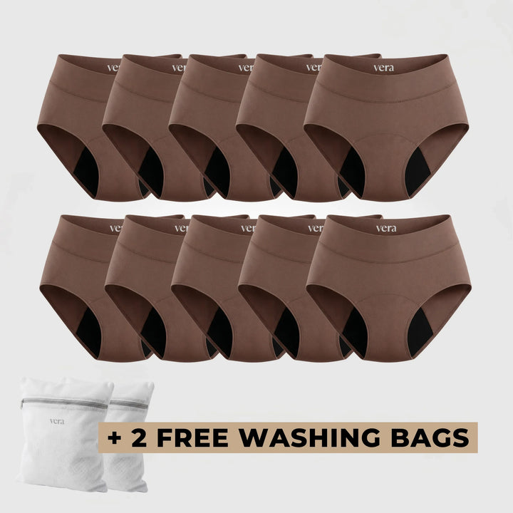 Vera's Signature Leakproof Underwear (10-Pack)