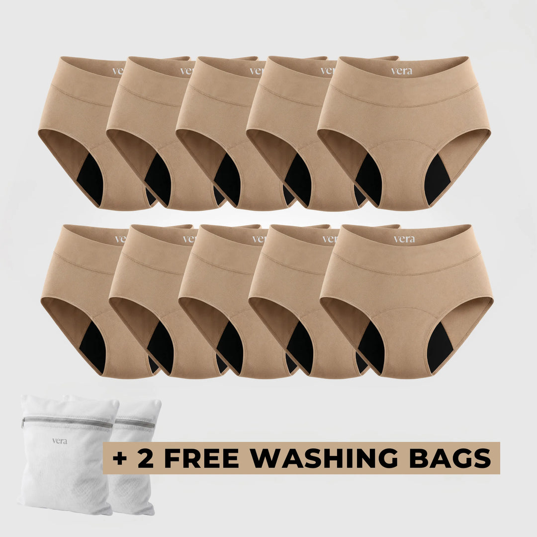 Vera's Signature Leakproof Underwear (10-Pack)
