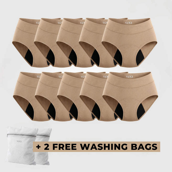 Vera's Signature Leakproof Underwear (10-Pack)