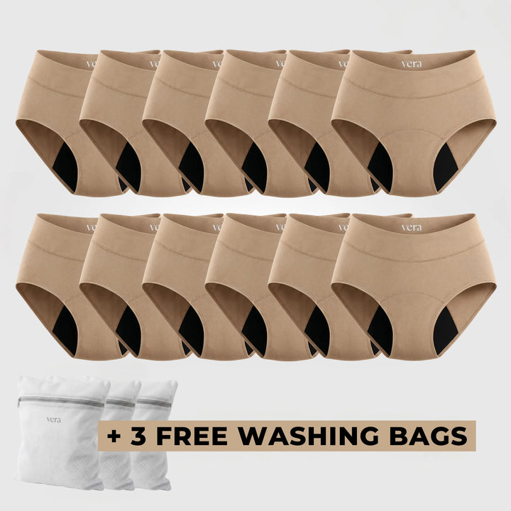 Vera's Signature Leakproof Underwear (12-Pack)