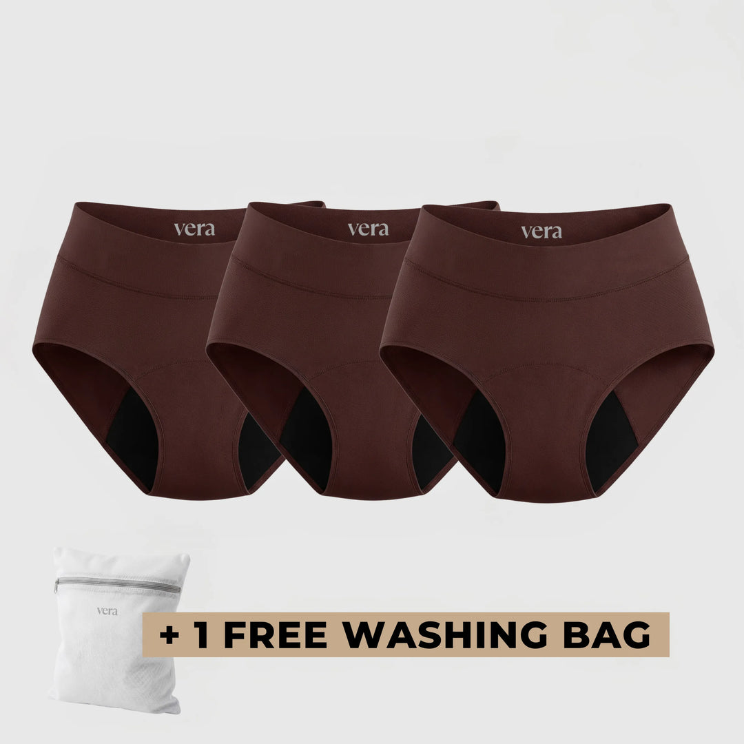 Vera's Signature Leakproof Underwear (3-Pack)