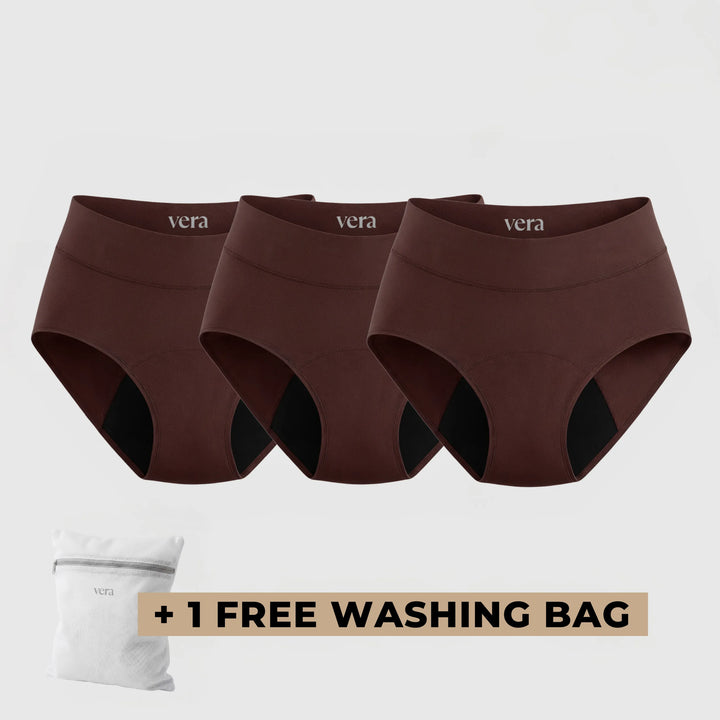 Vera's Signature Leakproof Underwear (3-Pack)