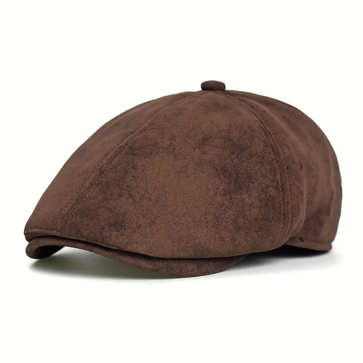 Sorrento Suede Newsboy Cap