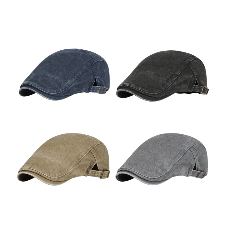 Bedford Washed Flat Cap