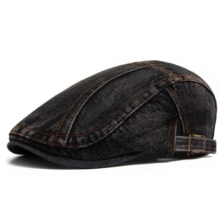 Harland Denim Flat Cap