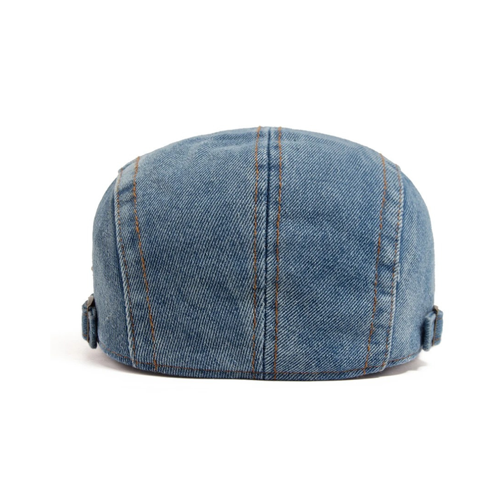 Harland Denim Flat Cap