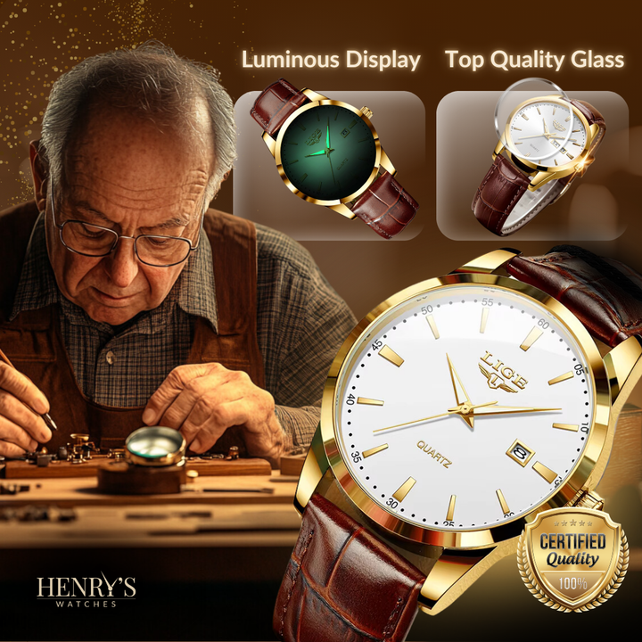 Military Leather Watch
