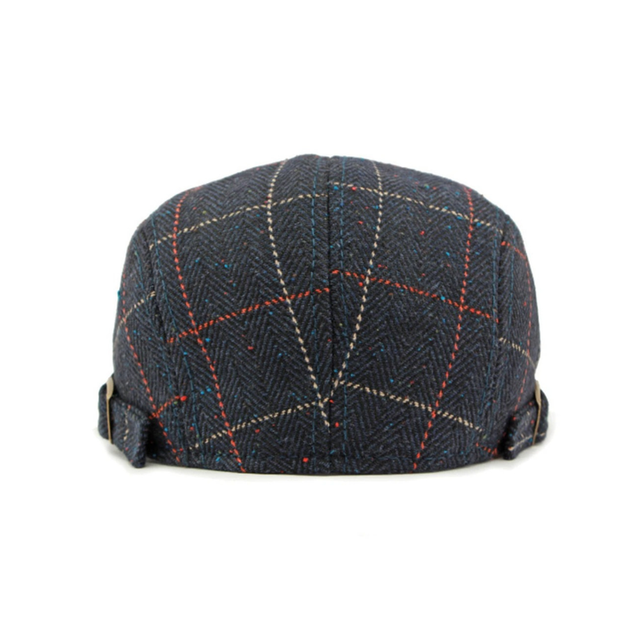 Langley Pinstripe Flat Cap