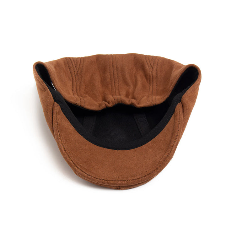 Sutherland Suede Flat Cap