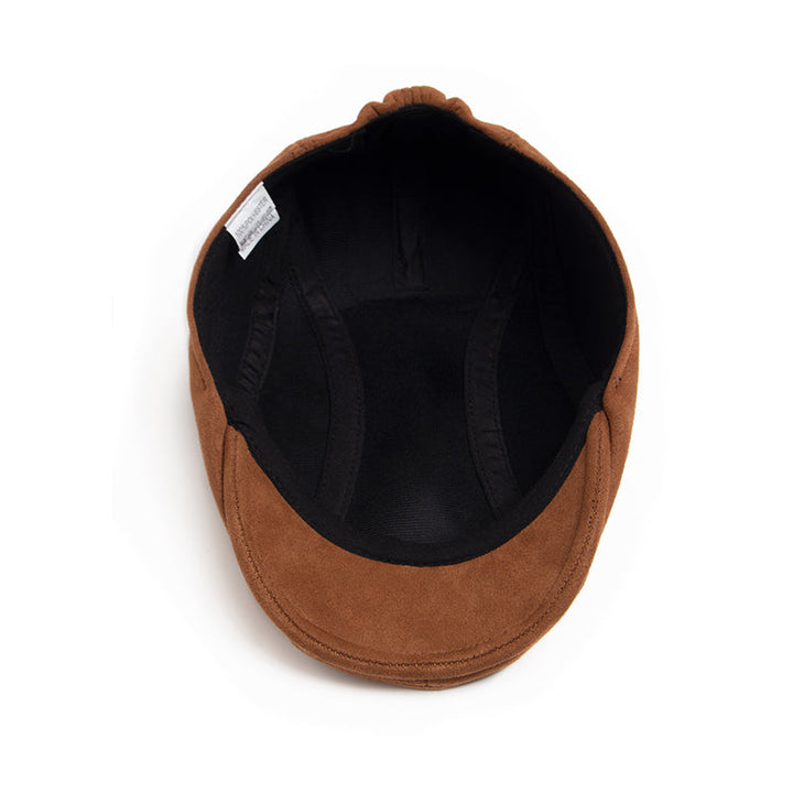 Sutherland Suede Flat Cap