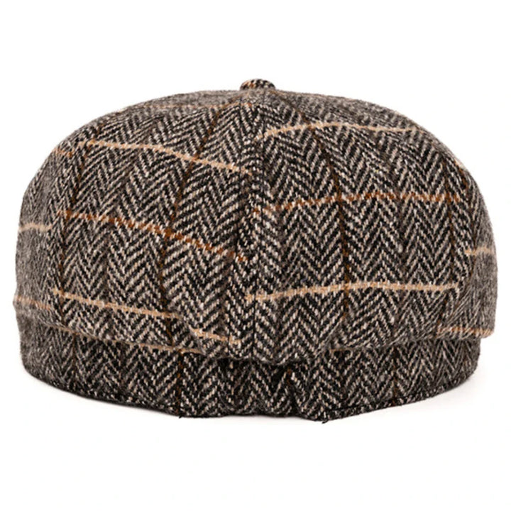 York Herringbone Newsboy Cap