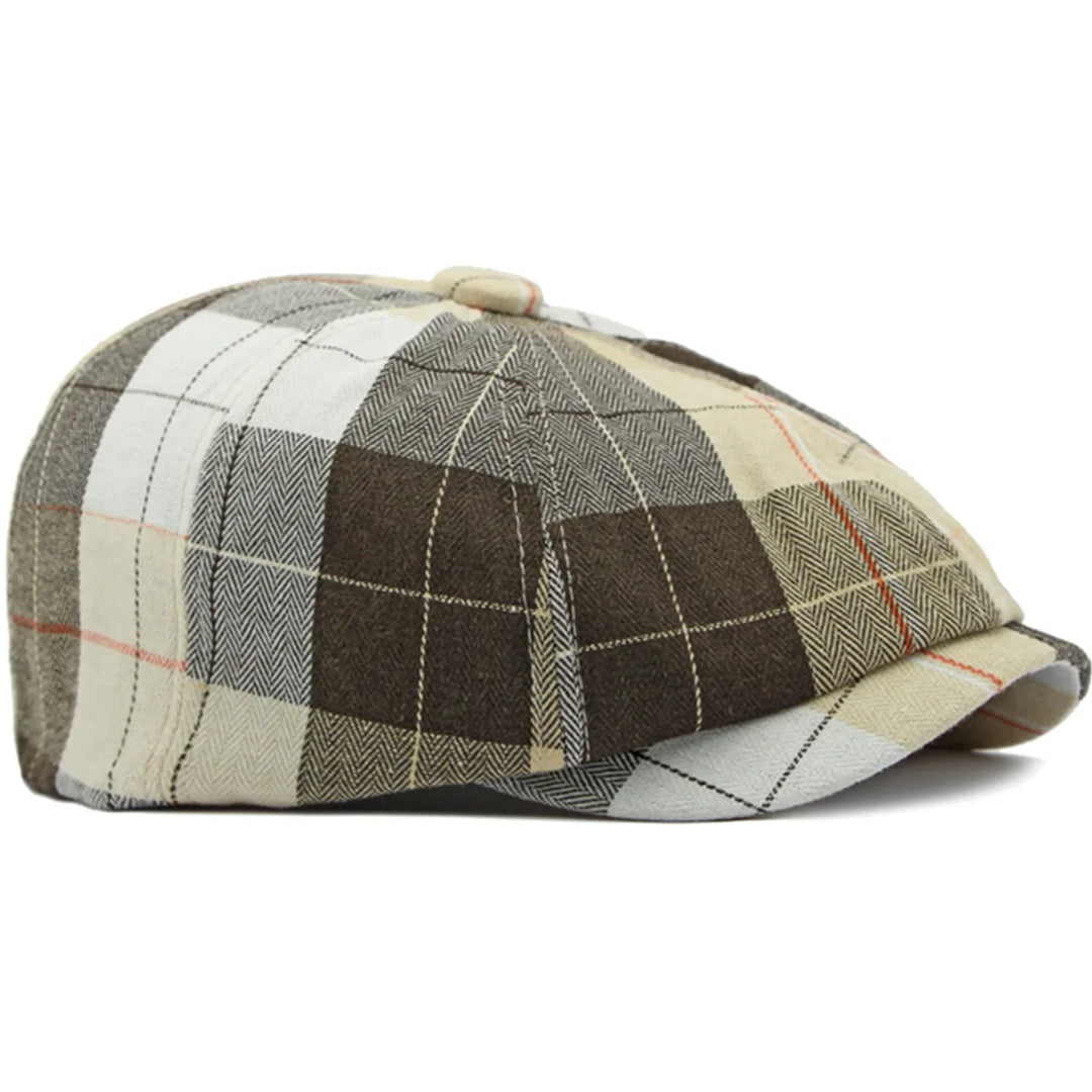 Montford Plaid Newsboy Cap