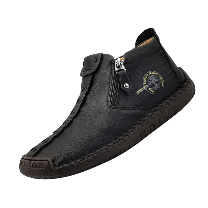 Logan | Classic Men's Leather Ankle Shoes