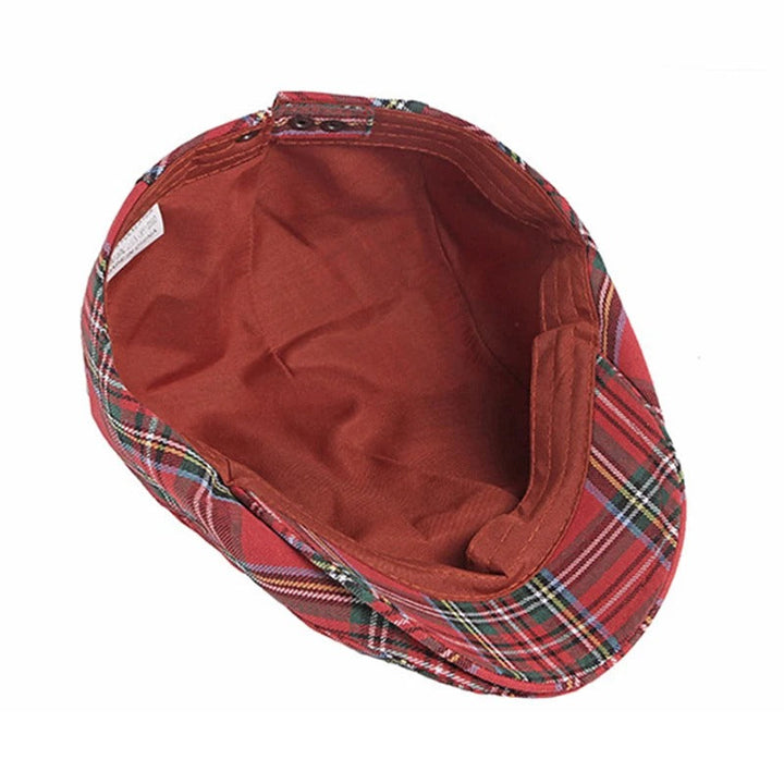 Stratford Tartan Flat Cap